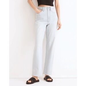 NWT Madewell The Perfect Vintage Straight Jean in Mosedale Wash